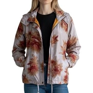 ANTHROPOLOGIE HEI HEI Alden Floral Zip Front Hooded Jacket NWOT Size XSP